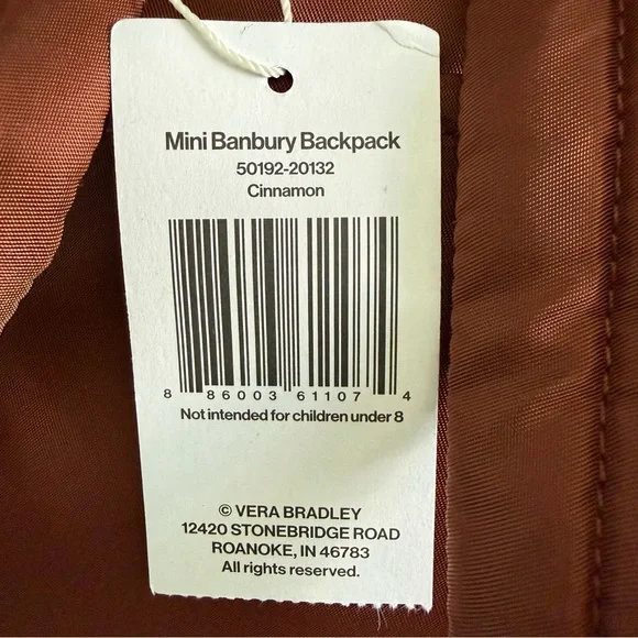 Vera Bradley Women’s Nylon Mini Banbury Backpack - Picture 5 of 9